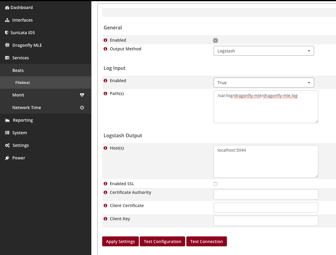 Filebeat Settings